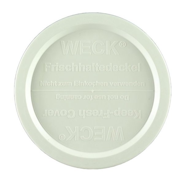Original WECK ® Frischhaltedeckel Weiß für RR 100 Rundrandgläser