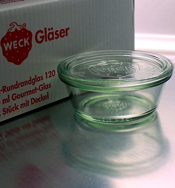 6 WECK Gourmetgläser 300ml Sturzglas Art. 750 RR120 mit Glasdeckel und Auswahl Zubehör