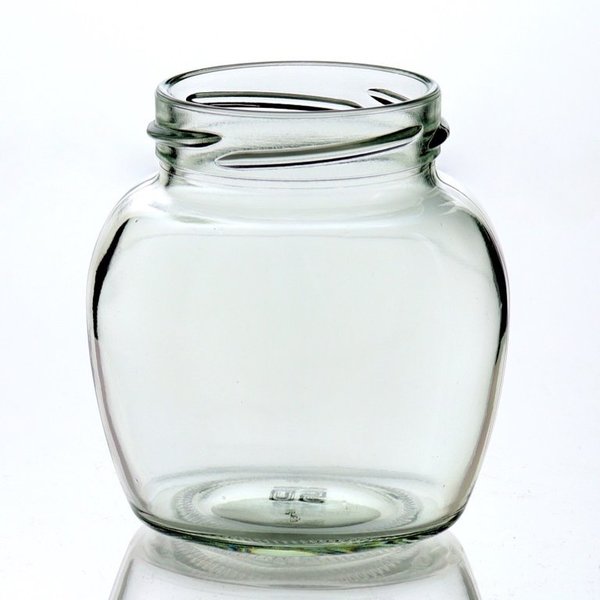 Einmachglas Ovalglas 212ml mit Schraubdeckel TO58