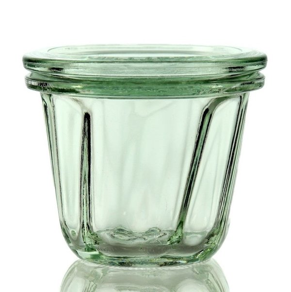 12 WECK Gugelhupf Gläser 80ml Art. 566 RR60 mit Glasdeckel und Auswahl Zubehör
